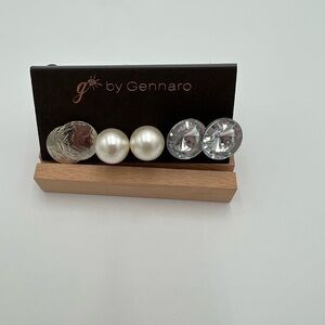 Gennaro 3 Pair Earrings Set NWT